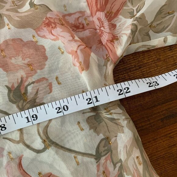 Tribal Floral Blouse in Pink and Cream - Picture 6 of 10